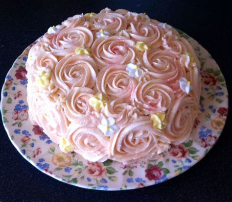 Rose Swirl Cake Swirl Cake Cake Rosette Cake