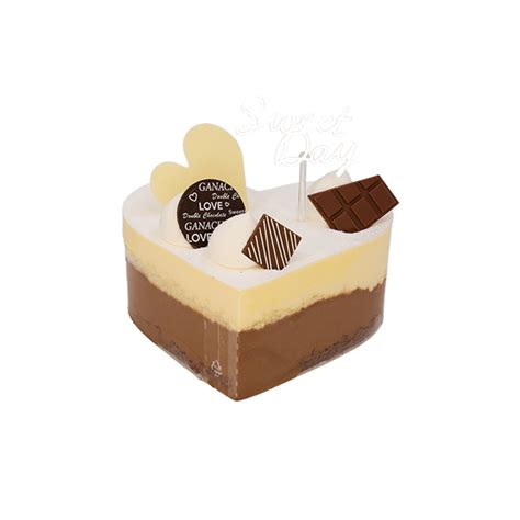 Vanilla Choco Heart Cake TOUS LES JOURS MONGOLIA