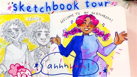 Sketchbook Tour A Very Entertaining Sketchbook Lmao