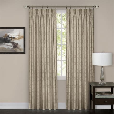 2-Pack 98% Blackout Energy Efficient Pinch Pleat Window Privacy Curtain Rod Pocket or Tie-Back ...