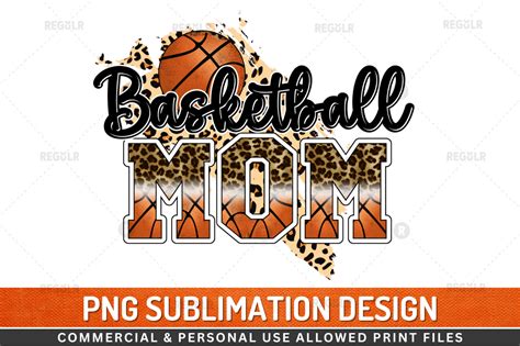 Basketball Mom Sublimation Graphic By Regulrcrative · Creative Fabrica