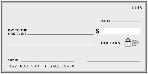 Giant Check Fundraiser Check Charity Check Blank Check Template