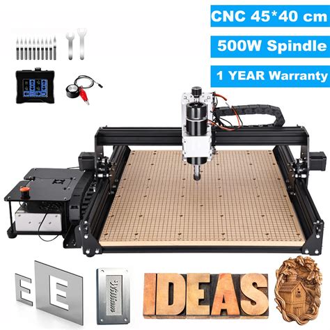 500w Cnc Router Machine 4540 3 Axis Metal Milling Machine For Engraving