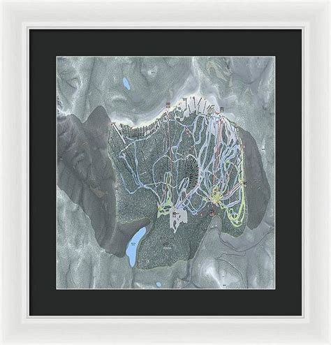 Wolf Creek Ski Trail Map - Framed Print | Framed prints, Framed maps, Ski trails