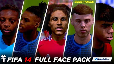 FIFA 14 FULL FACEPACK CONVERTED FROM FC 25 5000 FACES HYPA