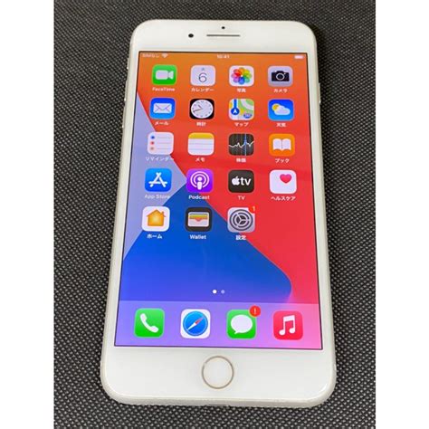 中古品 本店SIMフリー iPhone 8 Plus 256GB シルバー MQ9P2J A A121 スマホBuyerJapan