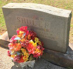 Sarah Elizabeth Winkler Shuler 1866 1932 Memorial Find A Grave