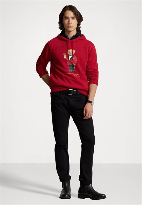 Polo Ralph Lauren Hood Long Sleeve Bluză De Molton Black Negru