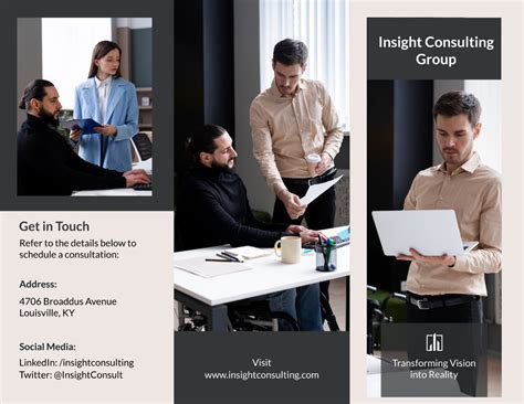 Free Basic Service Brochure Template To Edit Online