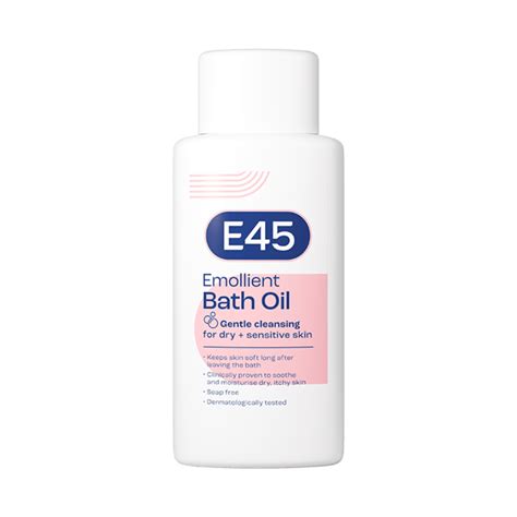 E45 Emollient Bath Oil: Where to buy & how to use