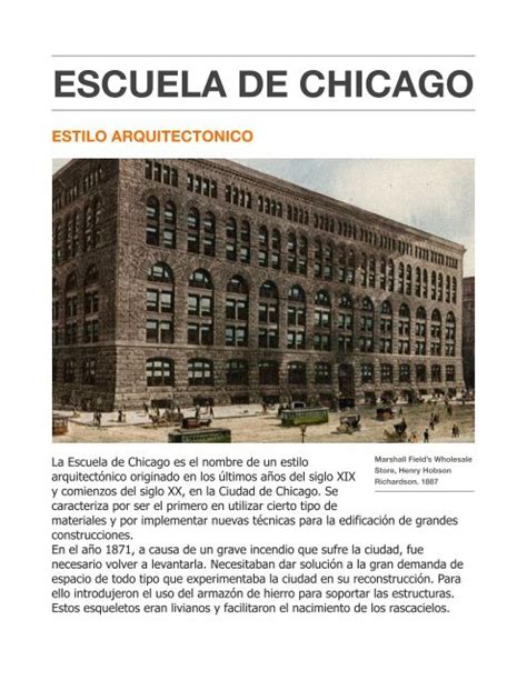 Escuela De Chicago