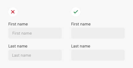 Stop Misusing Placeholder Text on Textfields