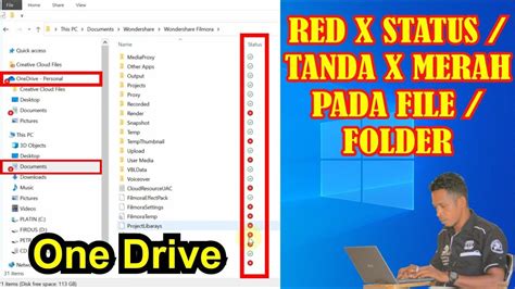 Mengatasi Tanda Silang Merah Pada Folder Files Di File Explorer