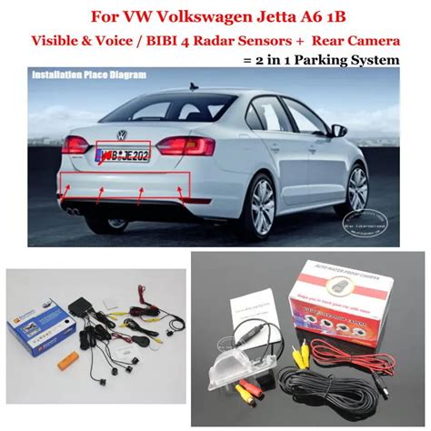 Liislee For Vw Volkswagen Jetta A6 1b Car Parking Sensors Rear View