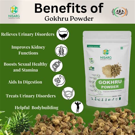 Organic Gokhru Powder 200g