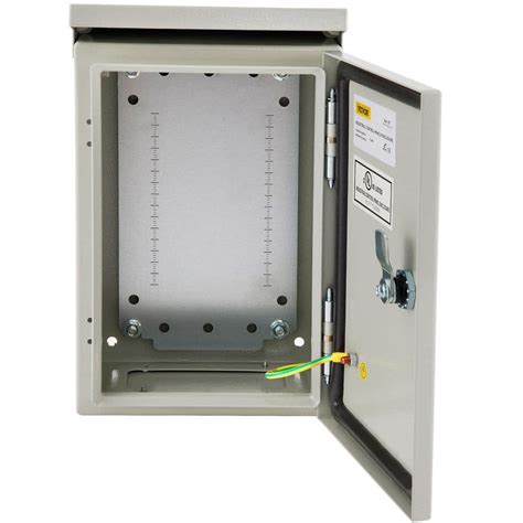 Vevor Electrical Enclosure Box 12 X 8 X 8 In Nema 4x Ip65 Junction Box Carbon Steel Hinged With