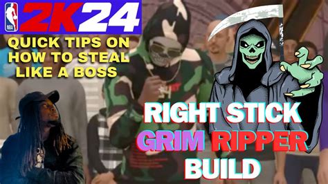 HOW TO GET STEALS LIKE A BOSS RIGHT STICK RIPPER OP BUILD BREAKDOWN I