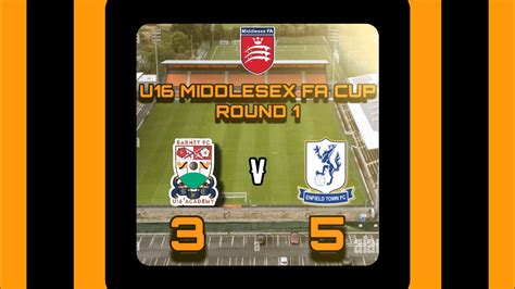 U16 Middlesex Fa Cup Round 1 Barnet Fc Academy V Enfield Town Fc 15