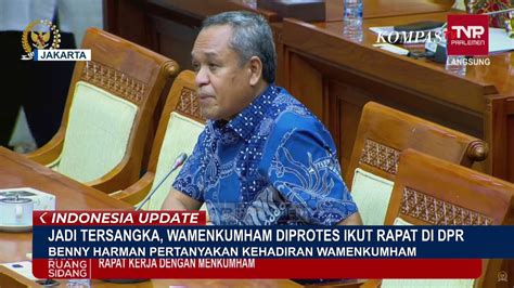 Wamenkumham Diusir DPR Karena Jadi Tersangka Yasonna Hormati Asas