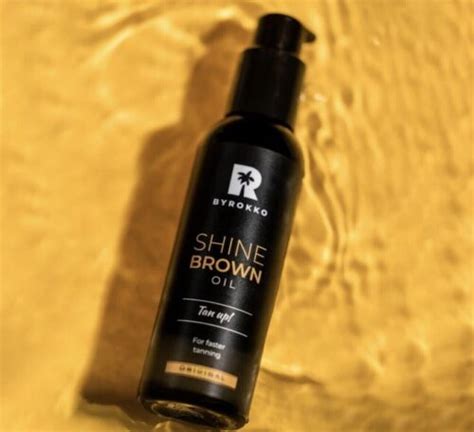 Byrokko Shine Brown Premium Tanning Accelerator Oil 150 Ml Xxl Tan Ebay