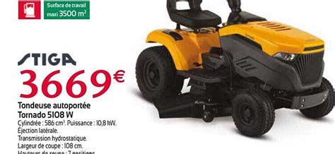 Promo Tondeuse Autoport E Tornado W Stiga Chez Ragt Icatalogue Fr