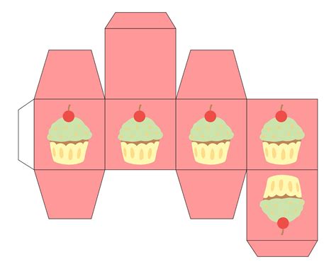 Cupcake Box Template Free Nisma Info