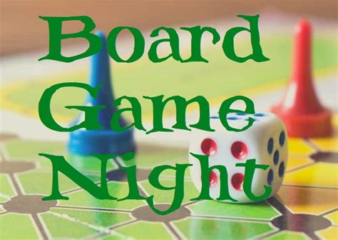 Board Game Night Clipart