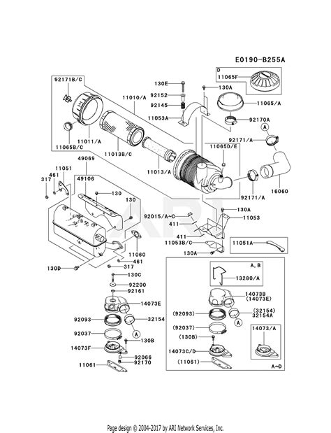 Kawasaki Fd D Cs Stroke Engine Fd D Parts Diagram For Air