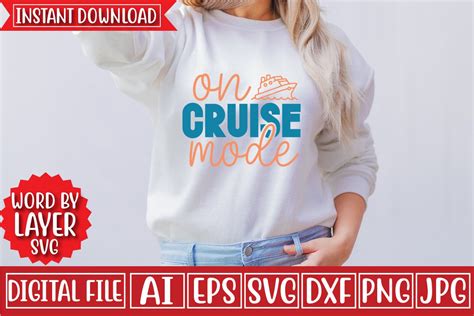 On Cruise Mode Svg Design Graphic By Craftzone Creative Fabrica