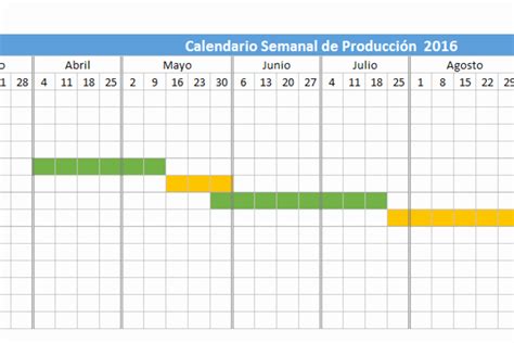 50 Formato Cronograma De Actividades Excel