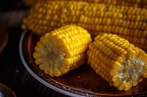 Premium Photo | Sweet boiled corn