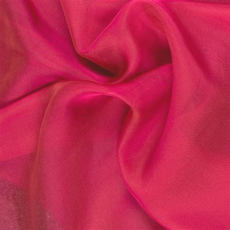 Silk Satin Chiffon Silk Satin Chiffon Fabric 8mm 52 Red Color Group