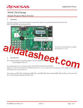 Buzz Datasheet Pdf Renesas Technology Corp