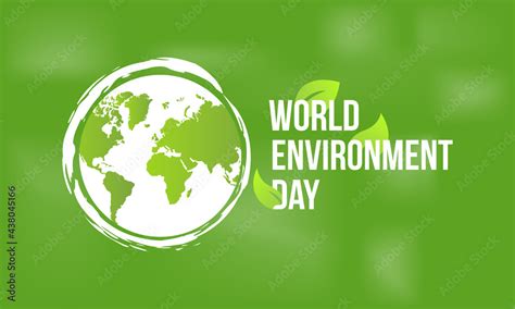 World Environment Day Vector Illustration Environment Day Template For