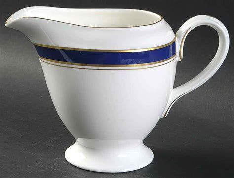 Howard Cobalt Blue Gold Trim Creamer By Royal Worcester