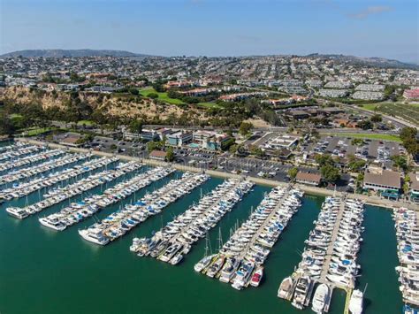 Aerial View of Dana Point Harbor and Her Marina Stock Image - Image of ...