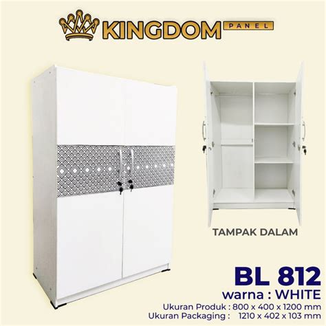 Jual Jtr Lemari Pakaian Pintu Kayu Baby Locker Minimalis Shopee