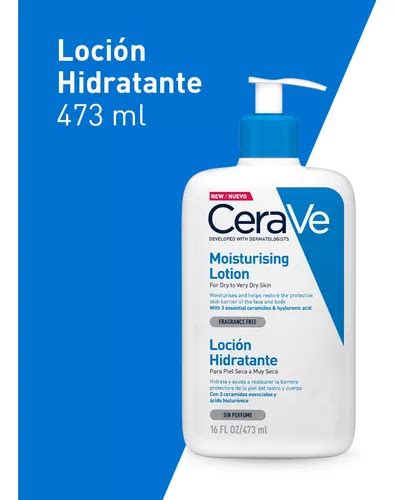 Cerave Loción Hidratante Cuerpo Y Rostro X 473 Ml Tipo De Piel Sensible