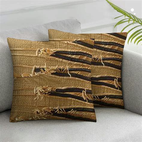 Nawypu Decorative Boho Throw Pillow Covers Striped Jacquard Pattern