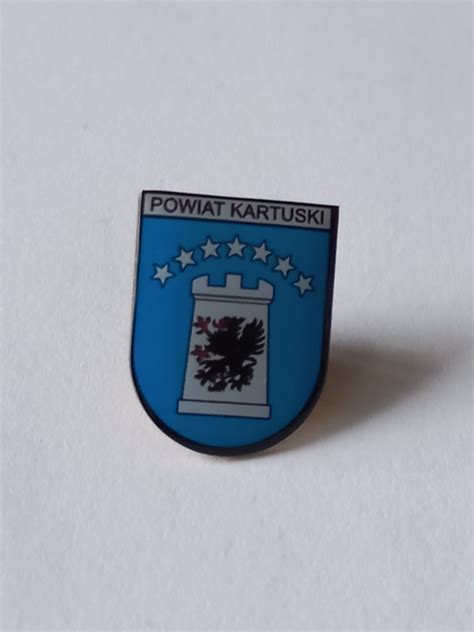 Herb Powiat Kartuski Przypinka Pin Odznaka Wpinka Siedlce Kup Teraz