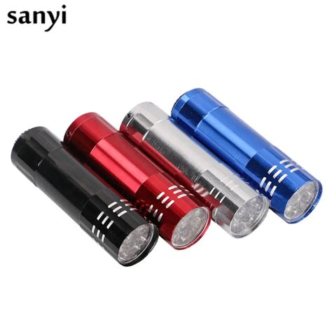 Led Aluminum Portable Flashlight Mini Pocket Single Mode Led