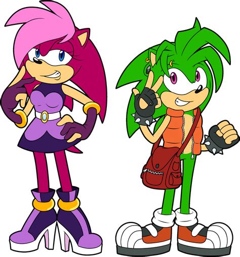 My Version Of Modern Redesigns For Sonia And Manic By Hazardous Andy On Deviantart