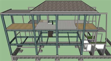 Harga Konstruksi Baja Rumah Lantai Karya Tukang Kontraktor Baja