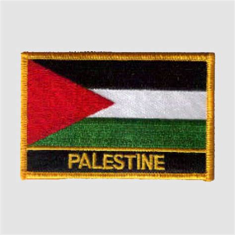 Palestine Country Flag Oval Decal MadAboutBadges