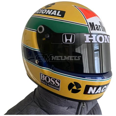 Ayrton Senna 1988 World Champion F1 Replica Helmet Full Size