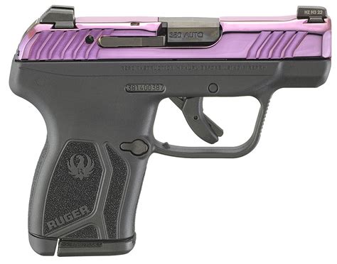 Ruger LCP Max 380 ACP Pistol With 10 Round Magazine With Purple PVD