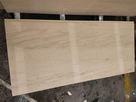 Natural Stone White Beige Polished Honed Moca Cream Limestone For Floor