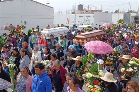 En Acatzingo dan último adiós a peregrinos fallecidos en la México