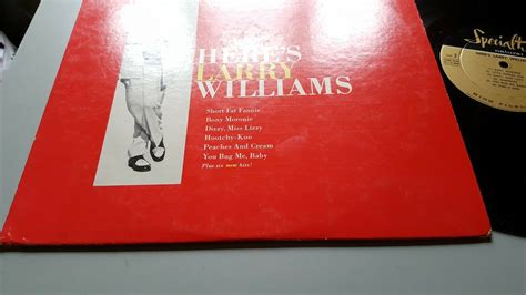 Popsike LARRY WILLIAMS Here S Larry Williams U S ORIGINAL