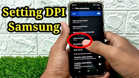 Cara Mengubah DPI Di HP Samsung A02 A12 A01 A11 A32 A52 Samsung